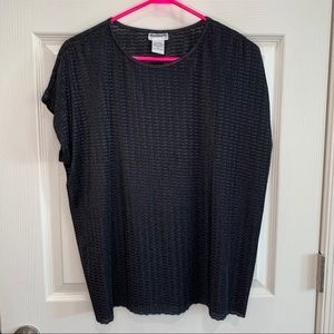 5/$15 - BonWorth‎ sz XS black oversized top